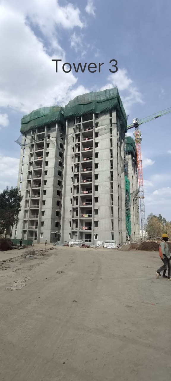 DSR The Address Tower 6 Latest Construction Status - High Rise Apartments Bangalore